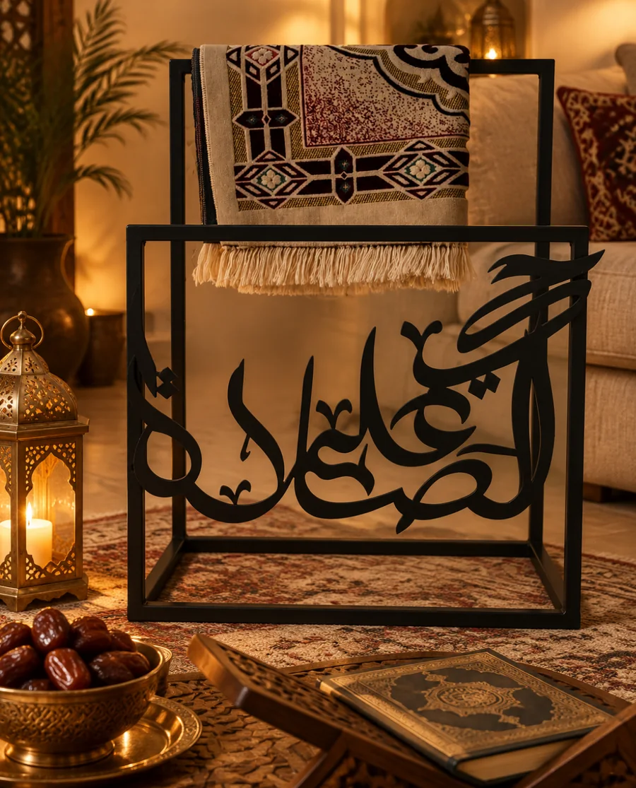 الحامل الأسود في جو رمضاني